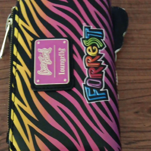 Lisa Frank Tiger Clutch - Yellow, Purple, Pink - Picture 2 of 4